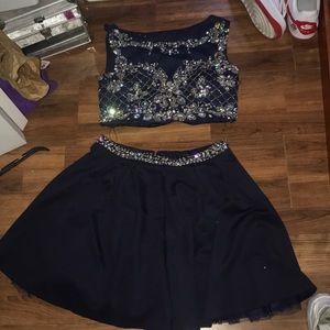 Two piece Homecoming dress